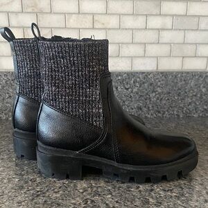 Dolce Vita Black and Gray Kids Boots